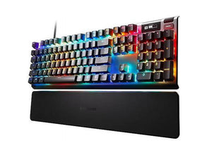 Apex Pro Mini Wireless Mechanical Gaming Keyboard - World'S Fastest Keyboard - Adjustable Actuation - Compact 60% Form Factor - RGB - PBT Keycaps - Bluetooth 5.0 - 2.4Ghz - USB-C