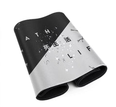 Black and White Cherry Blossom Mousepad