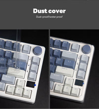 M75  ROYAL KLUDGE 2.4G Wireless/Bluetooth/Usb-C Mechanical Keyboard 81Keys RGB Hot-Swappable Gasket Gamer Keyboard with Screen