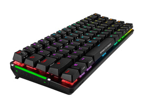 ROG Falchion NX Gaming Keyboard - Wired/Wireless Connectivity - RF - 2.40 Ghz - USB 2.0 Interface - RGB LED - 68 Key - PC - Mechanical Keyswitch - Black