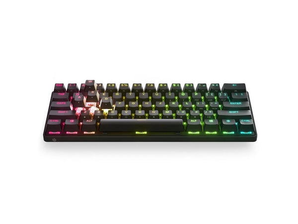 Apex Pro Mini Wireless Mechanical Gaming Keyboard - World'S Fastest Keyboard - Adjustable Actuation - Compact 60% Form Factor - RGB - PBT Keycaps - Bluetooth 5.0 - 2.4Ghz - USB-C