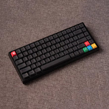 Minimalist Black Keycaps PBT Cherry Profile 61/71/64/68/84/96/980/87/104 Keycap Set