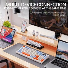 M96 Bluetooth Keyboard Wireless  Screen Gaming Keyboard,Electronic Screen, Multi-Device Connection,Ergonomics Gaming