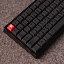 Minimalist Black Keycaps PBT Cherry Profile 61/71/64/68/84/96/980/87/104 Keycap Set