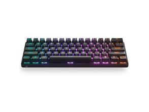 Apex Pro Mini Wireless Mechanical Gaming Keyboard - World'S Fastest Keyboard - Adjustable Actuation - Compact 60% Form Factor - RGB - PBT Keycaps - Bluetooth 5.0 - 2.4Ghz - USB-C