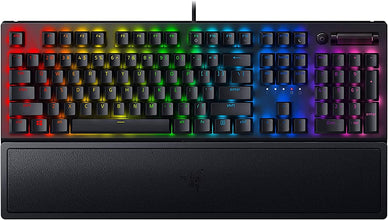 Blackwidow V3 Mechanical Gaming Keyboard: Green Mechanical Switches Tactile & Clicky - Chroma RGB - Compact Form Factor - Programmable Macros - Snap Tap