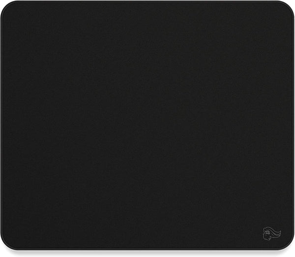 Large Gaming Mouse Mat/Pad - Stealth Edition - Stitched Edges, Black Cloth Mousepad | 11"X13" (G-L-Stealth)