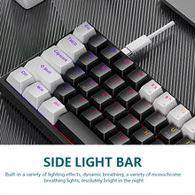 RGB Backlit USB Type C Gaming Keyboard, Black