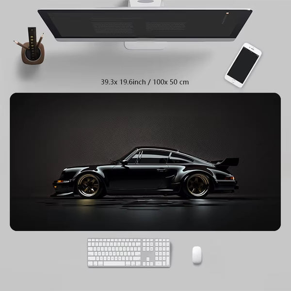 Sports Car Mouse Pad Xxl Mousepad Anime Table Mat Deskmat Computer and Office Gamer Cabinet Desk Mats Deskpad Playmat Kawaii Xl