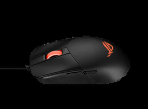 ROG Strix Impact III Gaming Mouse, Semi-Ambidextrous, Wired, Lightweight, 12000 DPI Sensor, 5 Programmable Buttons, Replaceable Switches, Paracord Cable, FPS Gaming Mouse, Black