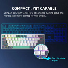 K500-B61W Wireless Mechanical Keyboard 60% ANSI Layout Hot-Swappable Tri-Mode RGB Wireless Gaming Keyboard for Gamer