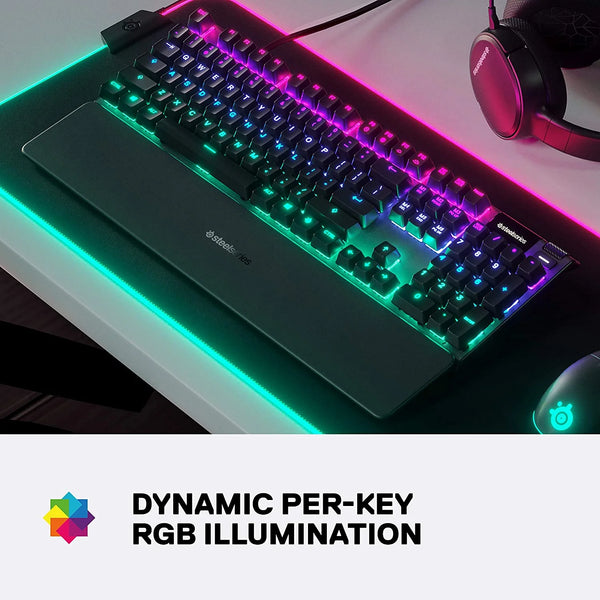 Apex 5 Mechanical Gaming Keyboard – RGB Illumination – Hybrid Blue Switch