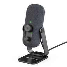 Audio GO Talk USB Desktop Microphone | Dual Condensers | 96Khz/24Bit Sampling Rate | Compact Design | Studio Quality Recordings and Broadcasts