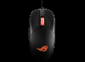 ROG Strix Impact III Gaming Mouse, Semi-Ambidextrous, Wired, Lightweight, 12000 DPI Sensor, 5 Programmable Buttons, Replaceable Switches, Paracord Cable, FPS Gaming Mouse, Black