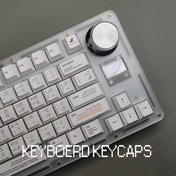 Programmer Theme Keycap Cherry Profile Custom PBT 131 Keys Sublimation Keycaps for Cherry Mx Mechanical Keyboard Key Cap