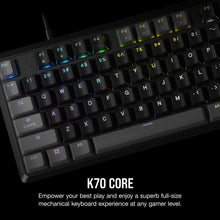 K70 CORE RGB USB Gaming Keyboard, Gray