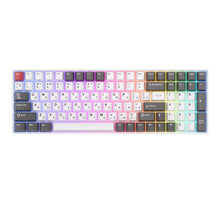 RK100 Russian Mechanical Keyboard Tri-Mode RGB Backlit 100Keys Bluetooth 2.4G Wireless Hot Swappable Gamer Keyboard