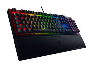 Blackwidow V3 Full Size Mechanical Gaming Keyboard for PC, Chroma RGB, Wrist Rest, Black