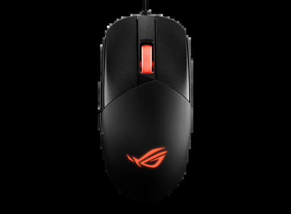 ROG Strix Impact III Gaming Mouse, Semi-Ambidextrous, Wired, Lightweight, 12000 DPI Sensor, 5 Programmable Buttons, Replaceable Switches, Paracord Cable, FPS Gaming Mouse, Black