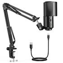 USB Podcast Microphone, PC Computer Condenser Microphone Plug & Play Mic Kit