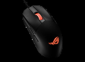 ROG Strix Impact III Gaming Mouse, Semi-Ambidextrous, Wired, Lightweight, 12000 DPI Sensor, 5 Programmable Buttons, Replaceable Switches, Paracord Cable, FPS Gaming Mouse, Black