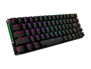 ROG Falchion NX Gaming Keyboard - Wired/Wireless Connectivity - RF - 2.40 Ghz - USB 2.0 Interface - RGB LED - 68 Key - PC - Mechanical Keyswitch - Black