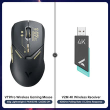 VT9PRO Wireless Gaming Mouse Esports Grade 68G Ultra-Light 26000DPI 8 Buttons Optical PAW3398 Computer Mouse for Laptop PC