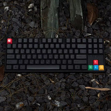 Minimalist Black Keycaps PBT Cherry Profile 61/71/64/68/84/96/980/87/104 Keycap Set